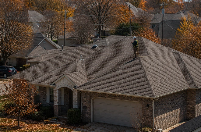 roof maintenance work