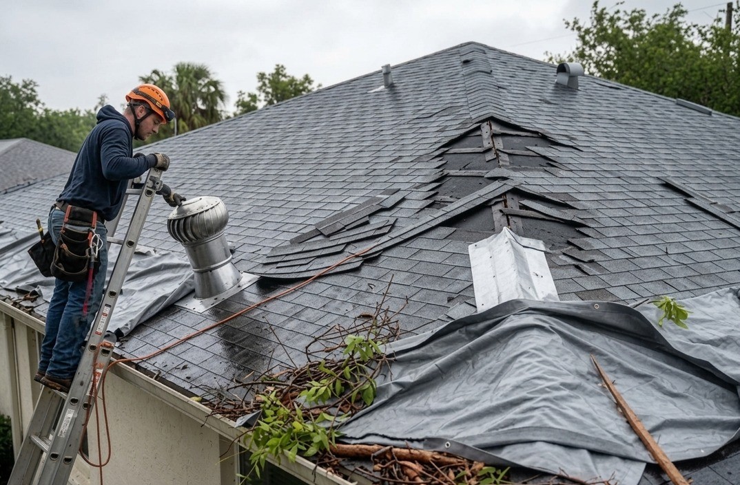 roof repair early